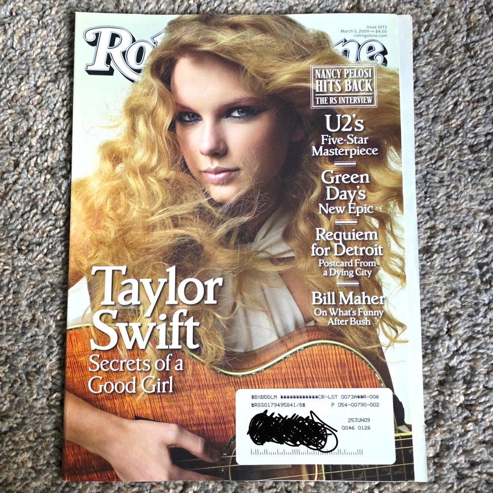 Rolling Stone Magazine Taylor Swift Issue 1073 March 5 2009 Chris Paul Got Milk